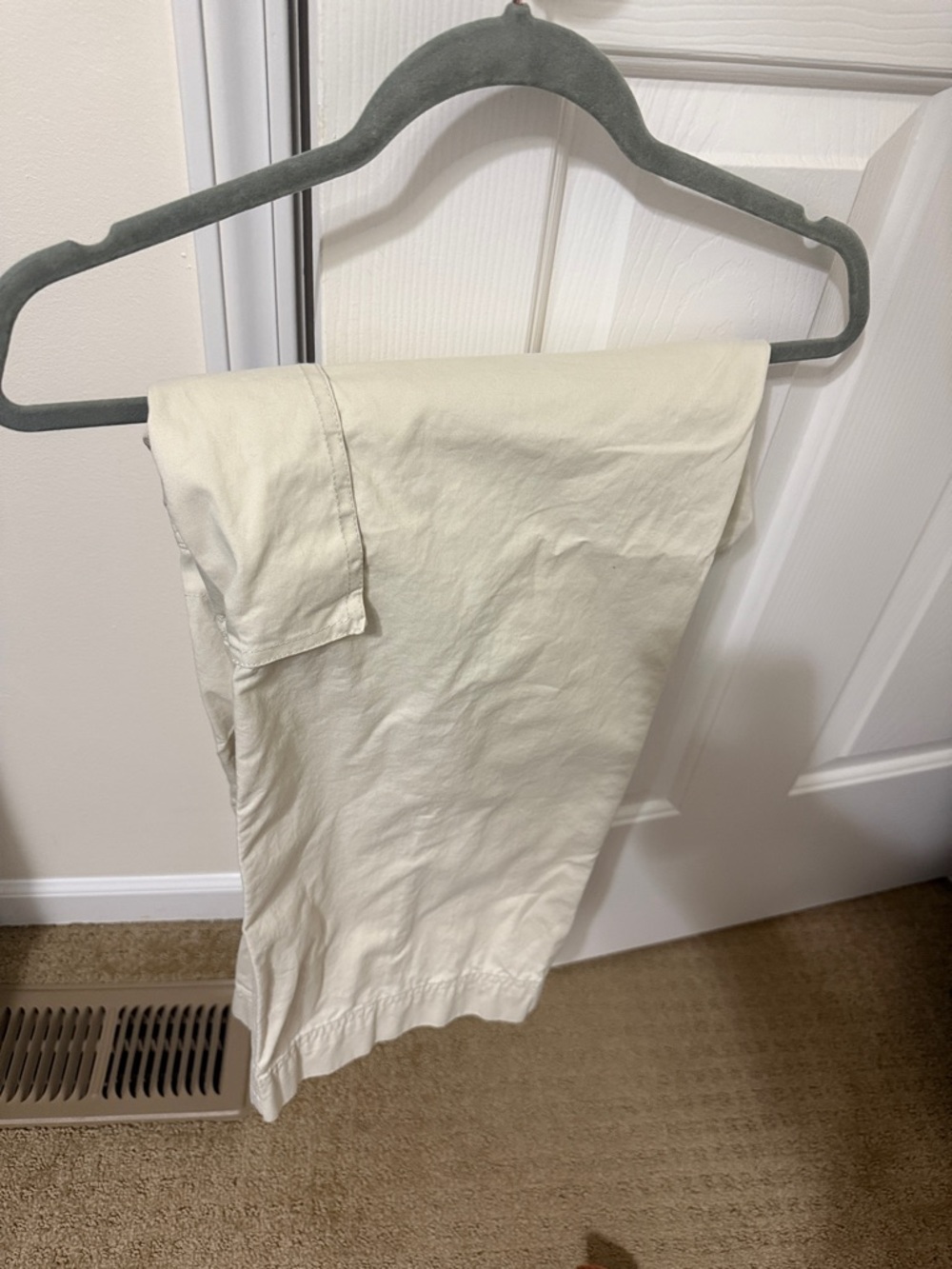 Cream Lightweight Cargo Panta